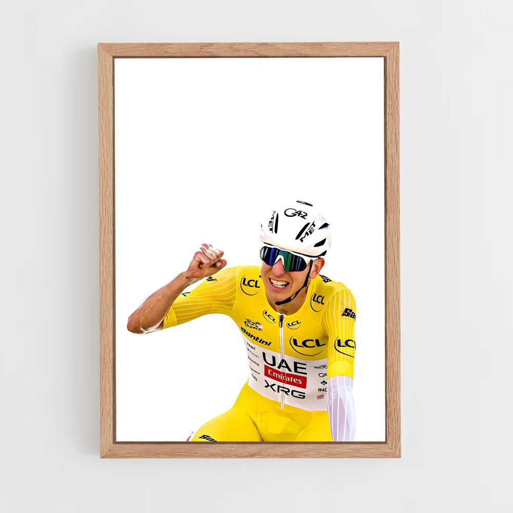 Poster Tadej de pogacar – affiche Cyclisme (vue 4)